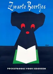 Zwarte Beertjes Pocketbooks voor iedereen by Dick Bruna, 1959, poster, sold Mar 2026