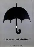 Dick Bruna, t is weer pocket-weer zwarte beertjes-weer, 1968, poster