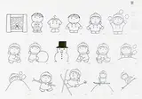 Dick Bruna, A collection of 39 proof sheets for Bruna Designs