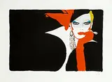 René Gruau, Femme au gant et à la coiffure rouge