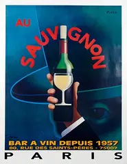 Razzia, Au Sauvignon Paris, 1998, poster