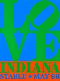 Robert Indiana, Love Indiana Stable, 1966, poster, silkscreen