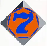 Robert Indiana, Seven 7, poster, silkscreen