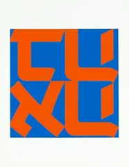 Robert Indiana, Love (in Hebrew ____), 1998, poster, silkscreen