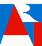 Robert Indiana, ART (in red and blue), 1970, poster, silkscreen