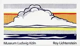 Roy Lichtenstein, Museum Ludwig Köln Roy Lichtenstein Cloud and Sea, 1987, poster, silkscreen