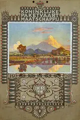 Leo Léon & Leo Eland, Koninklijke Paketvaart Maatschappij calendar 1929, 1928, poster