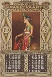 Leo Léon & Johan Gabriëlse, Koninklijke Paketvaart Maatschappij calendar 1930, poster