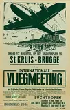Pelgor, St Kruis Brugge Internationale vliegmeeting, 1947, poster