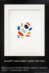 Pieter Brattinga, Rijksmuseum Kröller-Müller Otterlo Bart van der Leck, 1976, poster