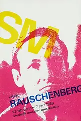 Willem H. Crouwel, SM robert Rauschenberg, 1968, poster