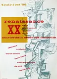Willem Sandberg, stedelijk museum amsterdam renaissance xx eeuw, 1958, poster