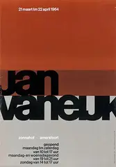 Will van Sambeek, zonnehof amersfoort Jan van Eijk, 1964, poster