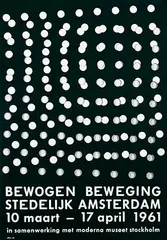 Diter Rot (1892-1982, Stedelijk Museum Amsterdam Bewogen Beweging, 1961, poster