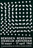 Diter Rot (1892-1982, Stedelijk Museum Amsterdam Bewogen Beweging, 1961, poster