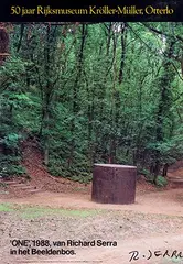 Pieter Brattinga, Kröller-Müller Otterlo Richard Serra 'ONE, 1980, poster