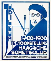 Jac Bodaan, Jubileum Tentoonstelling Haagsche Schetsclub, 1933, poster