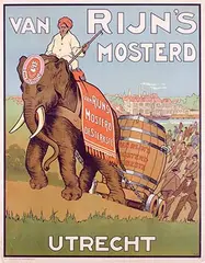 Willem de Winter, Van Rijn's Mosterd Utrecht, poster