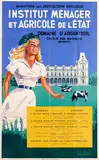 Charlie Delhauteur, Institut Ménager et Agricole de l'État 1954 Ohain par Waterloo Brabant, poster