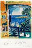 Pablo Picasso, Côte d'Azur, 1962, poster
