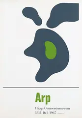 Jean Arp, Haags Gemeentemuseum Arp, 1967, poster