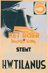 André Kokke, Stemt Chr. Historisch H.W. Tilanus Het Roer Moet om, poster