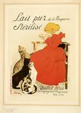 Theophile A Steinlen, 2 plates for the Maîtres de l'affiche, Lait Pur and Mothu et Doria, poster