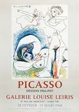 Pablo Picasso, Galerie Louise Leiris Picasso Dessins 1966-1967, 1968, poster