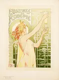 Antoine Théodore Privat-Livemont, Absinthe Robette for the Maîtres de l'affiche, 1898, poster