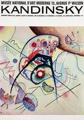 musée national d'art moderne Kandinsky by Wassily Kandinsky, 1963, poster, sold Jun 2025