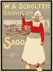 Dirk H. Melk, Sago W.A. Scholten Groningen, poster