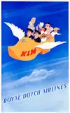 Paulus Casper Erkelens, Royal Dutch Airlines, 1947, poster