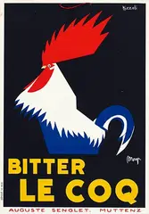 Marcello Nizzoli, Bitter Le Coq, poster