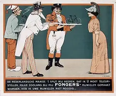 Jan Rotgans, Fongers Nederlandsche Maagd, poster