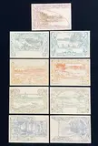 A. Paul Cauchie, Collection of 9 postcards featuring designs of nature, 1900, poster