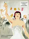 Henri C. Pieck, Hooghoudt Likeur Groningen, poster