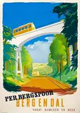 Jan Pronk, Per Bergspoor Berg en Dal Nijmegen en Beek, 1949, poster