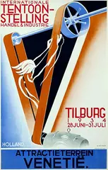 W. Heynen, Internationale Tentoonstelling Handel & Industrie Tilburg, 1934, poster