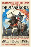 Maurice Toussaint, De Maasbode De voorname, groote katholieke courant van Nederland, poster