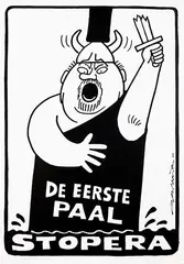Opland, Stopera De Eerste Paal, 1980, poster