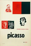 Willem Sandberg, steddelijk museum amsterdam picasso, 1953, poster