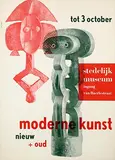 Willem Sandberg, stedelijk museum moderne kunst, 1955, poster