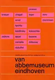 Willem H. Crouwel, van abbemuseum eindhoven o.a. picasso mondriaan kokoschka, 1962, poster