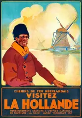 Joseph (Jos) Rovers, Visitez la Hollande, 1920, poster