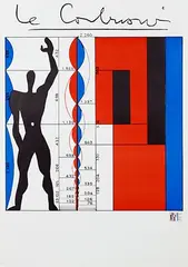 Le Corbusier, Le Corbusier, 1987, poster
