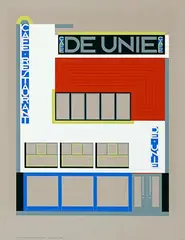 J. J. P. Oud, De Unie Cafe, poster