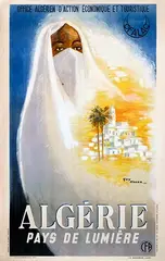 Guy Nouen, Algérie Pays de Lumière CFA, poster