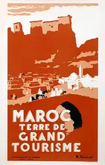 Robert A. Génicot, Maroc Terre de Grand Tourisme, poster