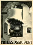 Aage Sikker Hansen, Frilandsmuseet (Lyngby, Denmark, cat), 1951, poster