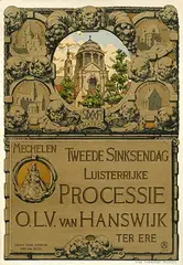 Alfred Ost, Tweede Sinksendag Processie Mechelen, 1913, poster